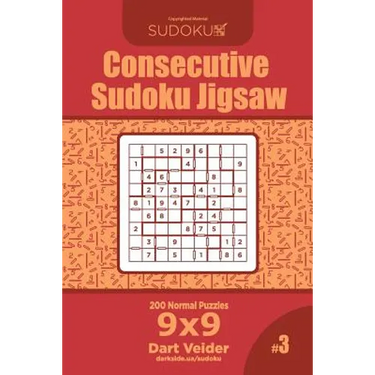 Consecutive Sudoku Jigsaw - 200 Normal Puzzles 9x9 (Volume 3)