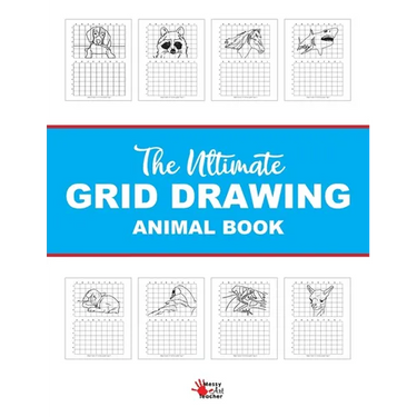 The Ultimate Grid Animal Drawing Book: Over 40 Different Animal Grid Drawing Sheets
