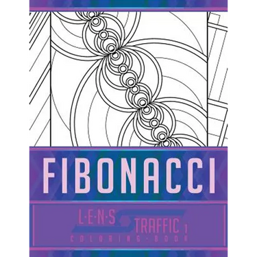 Fibonacci Coloring Book - LENS Traffic: 8.5" x 11" (21.59 x 27.94 cm)