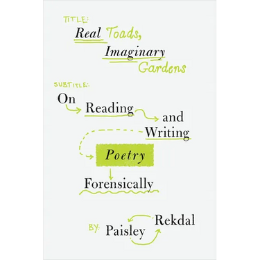 Real Toads, Imaginary Gardens: On Reading and Writing Poetry Forensically