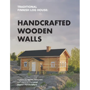 Traditional Finnish Log House: Handcrafted Wooden Walls