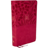 Nkjv, Reference Bible, Personal Size Large Print, Leathersoft, Pink, Thumb Indexed, Red Letter Edition, Comfort Print: Holy Bible, New King James Vers