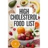 High Cholesterol Food List