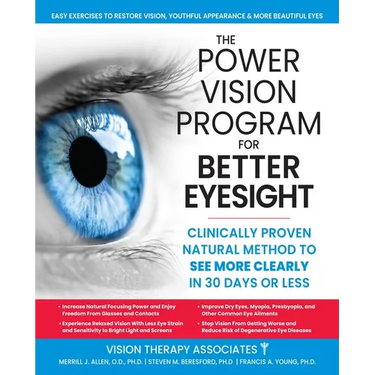 The Power Vision Program for Better Eyesight: Clinically Proven Natural Method to See More Clearly in 30 Days or Less