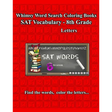 Whimsy Word Search, SAT Vocabulary - 8th grade