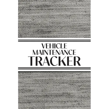 Vehicle Maintenance Tracker (Textured Paper Charcoal): 6"x9" 4 Car Maintenance Tracker with 30 Entries a Page and Over 100 Pages! Auto Vehicle Service