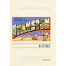 Vintage Lined Notebook Greetings from Evanston, Illinois