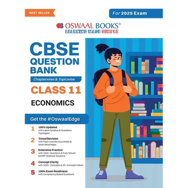 Oswaal CBSE Question Bank Class 11 Economics, Chapterwise and Topicwise Solved Papers For 2025 Exams