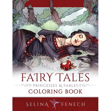Fairy Tales, Princesses, and Fables Coloring Book