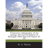 Preliminary Bibliography of the Geology and Mineral Deposits of Nicaragua: Usgs Open-File Report 92-547