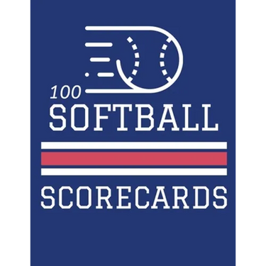100 Softball Scorecards: 100 Scoring Sheets For Baseball and Softball Games (8.5x11)
