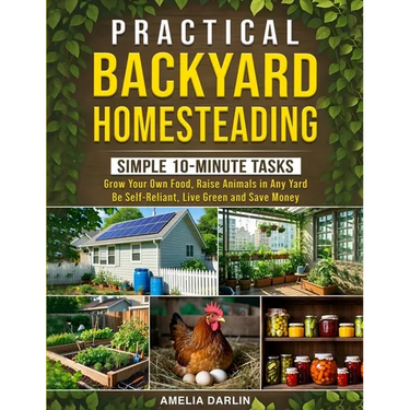 Practical Backyard Homesteading: Simple 10-Minute Tasks to Grow Your Own Food, Raise Animals in ANY Yard, be Self-Reliant, Live Green and Save Money