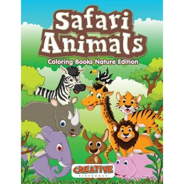 Safari Animals Coloring Books Nature Edition