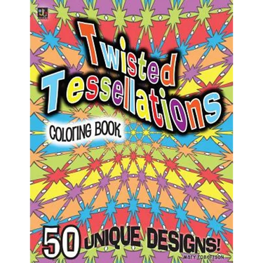Twisted Tessellations Coloring Book: 50 Unique Designs