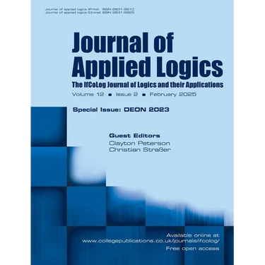 Journal of Applied Logics. The IfCoLog Journal of Logics and their Applications. Volume 12, issue 2, February 2025. Special issue: Deon 2023