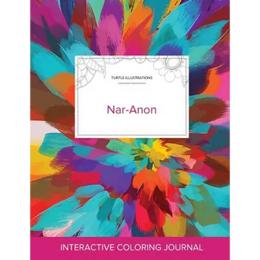 Adult Coloring Journal: Nar-Anon (Turtle Illustrations, Color Burst)