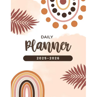 Daily Planner Book 2025-2026: Daily Planner 2025