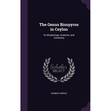 The Genus Biospyros in Ceylon: Its Morphology, Anatomy, and Taxonomy