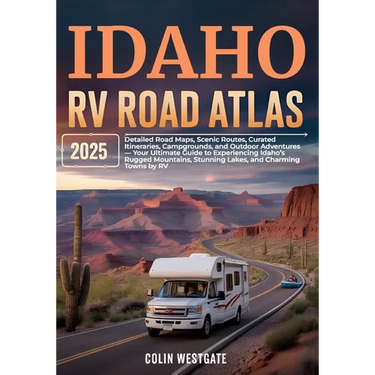 Idaho RV Road Atlas 2025: Detailed Road Maps, Scenic Routes, Curated Itineraries, Campgrounds, and Outdoor Adventures - Your Ultimate Guide to Experie