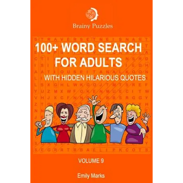 100+ Word Search for Adults: With Hidden Hilarious Quotes