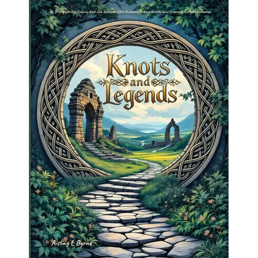 Knots and Legends Irish Mythology Coloring Book: Intricate Celtic Knotwork, Folklore and Mythical Creatures for Adult Relaxation