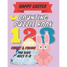 happy easter counting puzzle book: A Fun Guessing Game Book for kids - Fun & Interactive Picture Book for Preschoolers and Toddlers - easter coloring