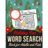 Holiday Fun Word Search Book for Adults and Kids: Holiday themed word search puzzle book Puzzle Gift for Word Puzzle Lover Brain Exercise Game