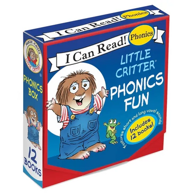 Little Critter 12-Book Phonics Fun!: A Box of 12 Mini-Books Featuring Short and Long Vowel Sounds