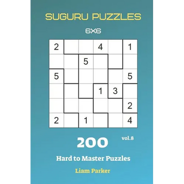 Suguru Puzzles - 200 Hard to Master Puzzles 6x6 vol.8