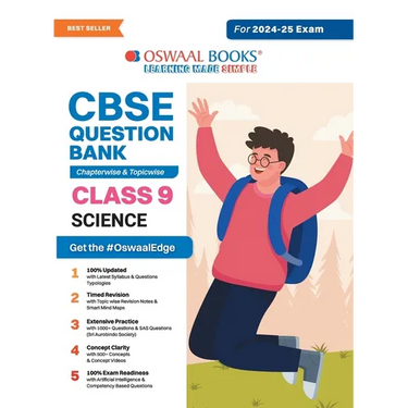 Oswaal CBSE Question Bank Class 9 Science, Chapterwise and Topicwise Solved Papers For 2025 Exams