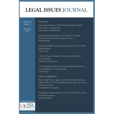 Legal Issues Journal 5(1)