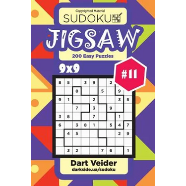 Sudoku Jigsaw - 200 Easy Puzzles 9x9 (Volume 11)