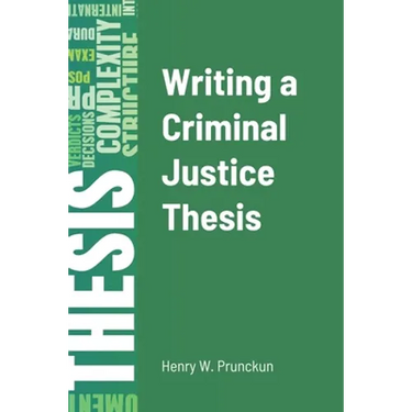Writing a Criminal Justice Thesis