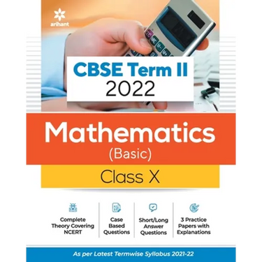 CBSE Term II Mathematics Basic 10th