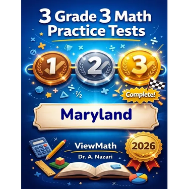 3 Maryland MCAP Grade 3 Math Practice Tests: Full-Length Test Prep with Detailed Answer Explanations