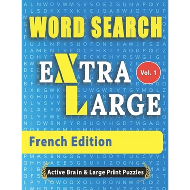 WORD SEARCH Extra Large - French Edition