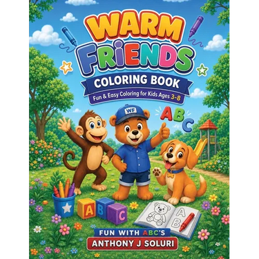Warm Friends Coloring Book
