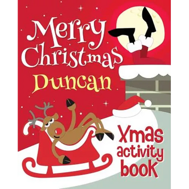 Merry Christmas Duncan - Xmas Activity Book: (Personalized Children's Activity Book)