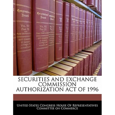 Securities and Exchange Commission Authorization Act of 1996