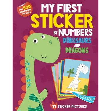 My First Sticker by Numbers: Dinosaurs and Dragons