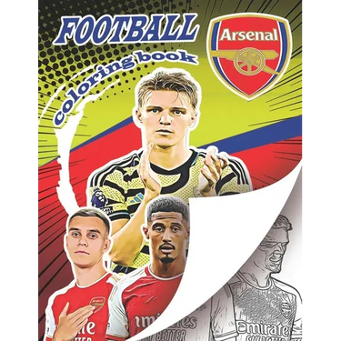 Arsonal Football Team Coloring Book: A soccer coloring book for all you soccer fans, for Adults and Kids
