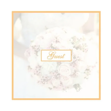Guest Book for Wedding: Hardcover Guestbook With 110 Pages 8.5 x 8.5 Memory Sign In Book Keepsake For Wedding Guest, Engagement Party, Bridal Shower,