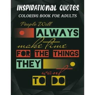 Inspirational Quotes Coloring Book For Adults: Coloring Books For Adults Funny Inspirational