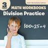 3rd Grade Math Workbooks: Division Practice Math Worksheets Edition