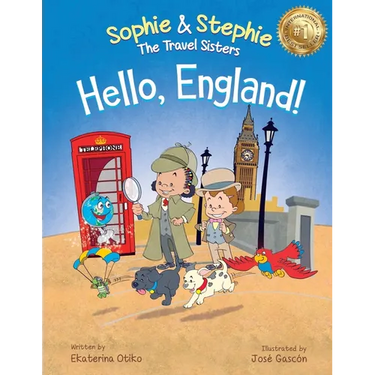 Hello, England!: A Children's Book Travel Detective Adventure for Kids Ages 4-8