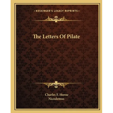 The Letters Of Pilate