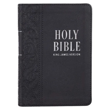 KJV Bible Compact Large Print (Faux Leather, Black)
