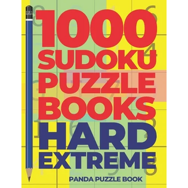1000 Sudoku Puzzle Books Hard Extreme: Brain Games for Adults - Logic Games For Adults