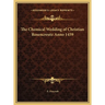 The Chemical Wedding of Christian Rosencreutz Anno 1459
