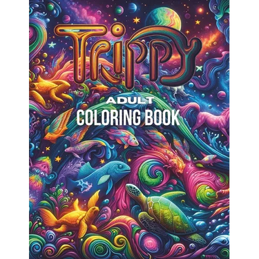 Trippy Adult coloring book